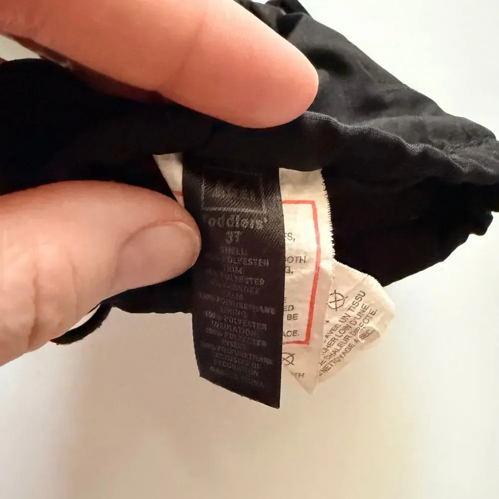 REI Black Winter Mittens - Size 3T - Worn see photos